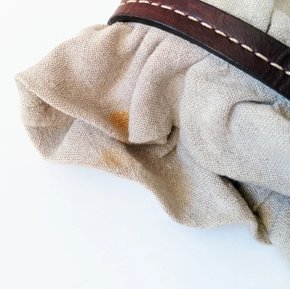 Vintage Moschino Structured Canvas and Leather Tote Bag - Picture 13 of 15